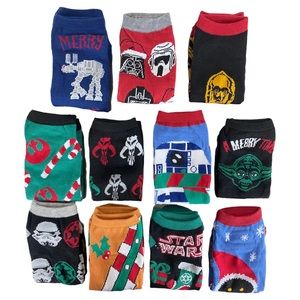 STAR WARS ☆ Holiday Theme Men’s Low-Cut Socks ☆ 11 Pairs
